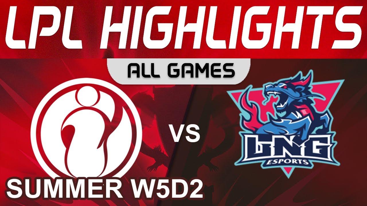 IG vs LNG Highlights ALL GAMES LPL Summer Season 2022 W5D2 Invictus Gaming vs LNG Esports by Onivia thumbnail