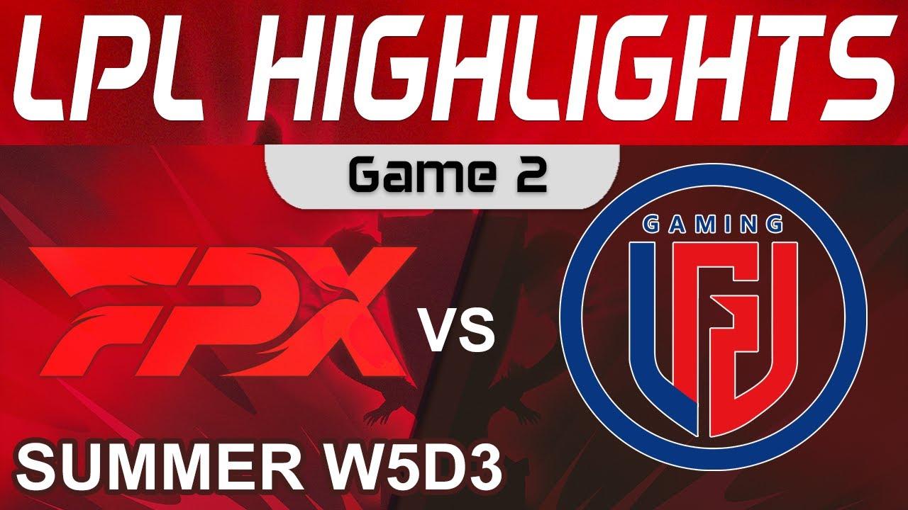 FPX vs LGD Highlights Game 2 LPL Summer Season 2022 W5D3 FunPlus Phoenix vs LGD Gaming by Onivia thumbnail