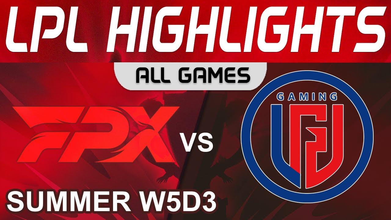 FPX vs LGD Highlights ALL GAMES LPL Summer Season 2022 W5D3 FunPlus Phoenix vs LGD Gaming by Onivia thumbnail