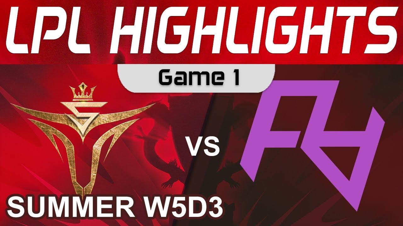 V5 vs RA Highlights Game 1 LPL Summer Season 2022 W5D3 Victory Five vs Rare Atom by Onivia thumbnail