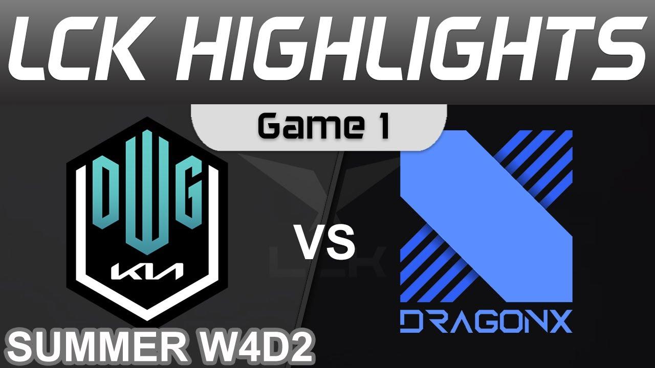 DK vs DRX Highlights Game 1 LCK Summer Season 2022 W4D2 DWG KIA vs DragonX by Onivia thumbnail