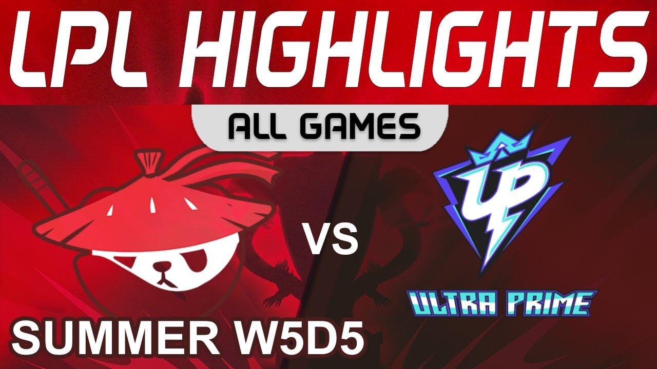 AL vs UP Highlights ALL GAMES LPL Summer Season 2022 W5D5 Anyone's Legend vs Ultra Prime by Onivia thumbnail