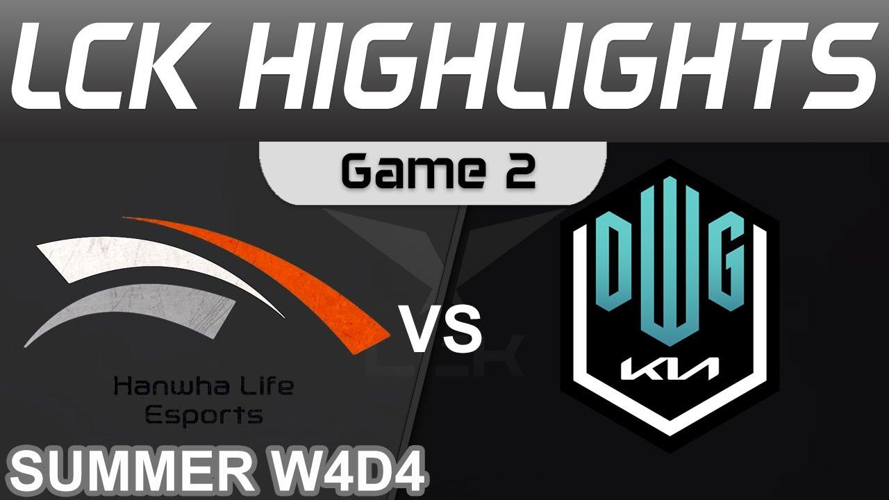 HLE vs DK Highlights Game 2 LCK Summer Season 2022 W4D4 Hanwha Life Esports vs DWG KIA by Onivia thumbnail