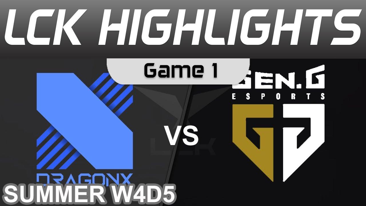 DRX vs GEN Highlights Game 1 LCK Summer Season 2022 W4D5 DragonX vs Gen G by Onivia thumbnail