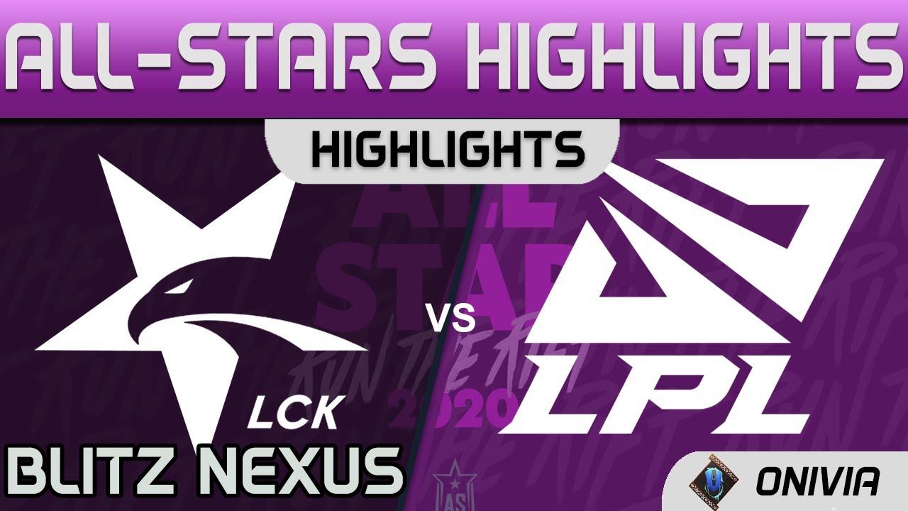 LCK vs LPL Highlights Blitz Nexus LoL All Stars 2020 by Onivia thumbnail