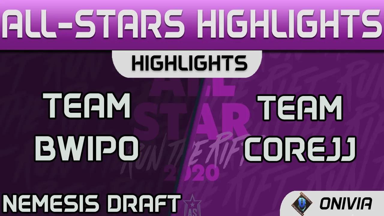 Team Bwipo vs Team CoreJJ Highlights Nemesis Draft LoL All Stars 2020 by Onivia thumbnail