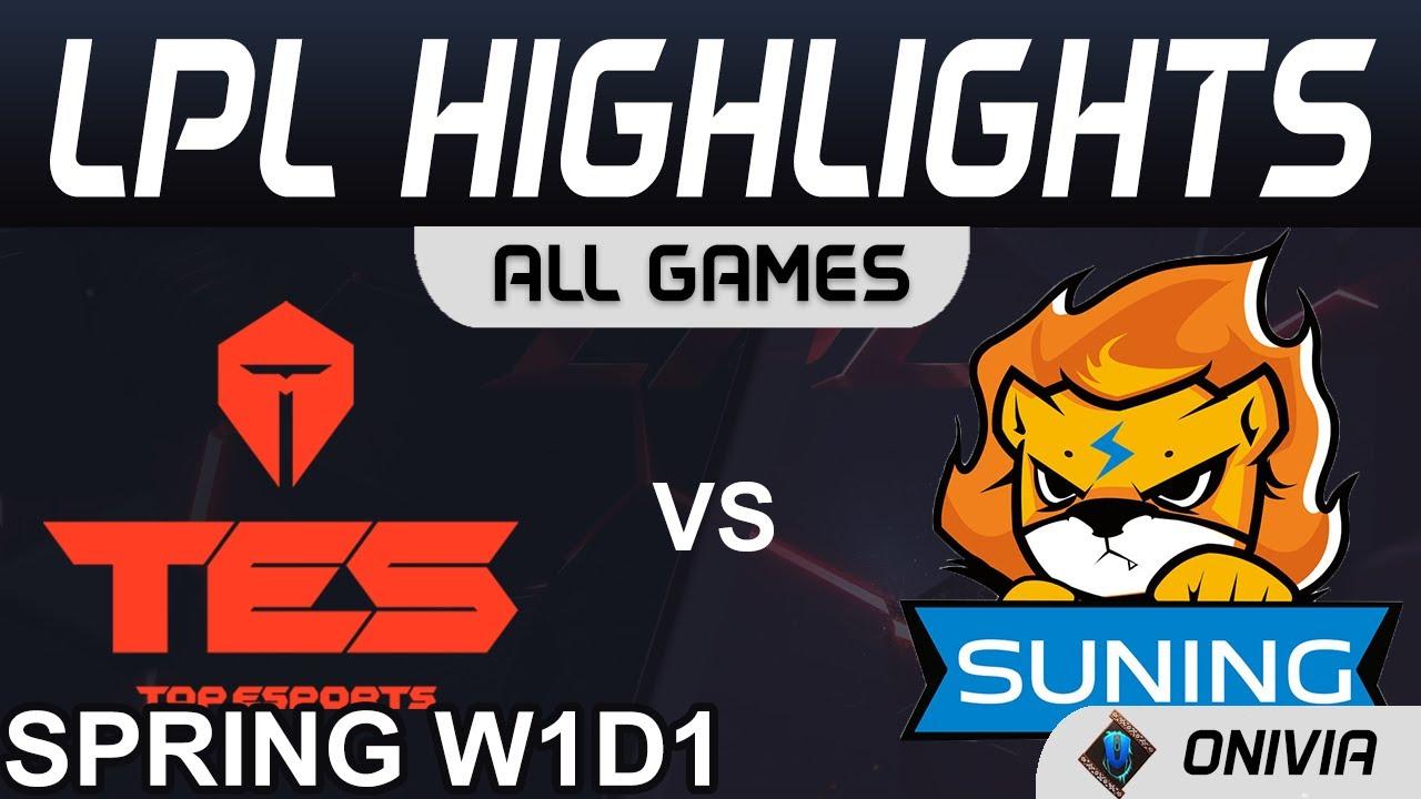 TES vs SN Highlights ALL GAMES LPL Spring Season 2021 W1D1 Top Esports vs Suning by Onivia thumbnail