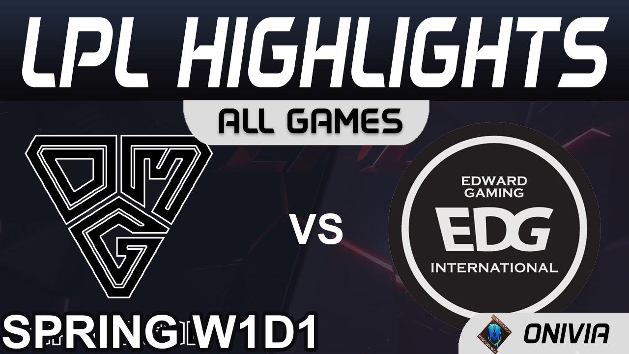 OMG vs EDG Highlights ALL GAMES LPL Spring Season 2021 W1D1 Oh My God vs EDward Gaming by Onivia thumbnail