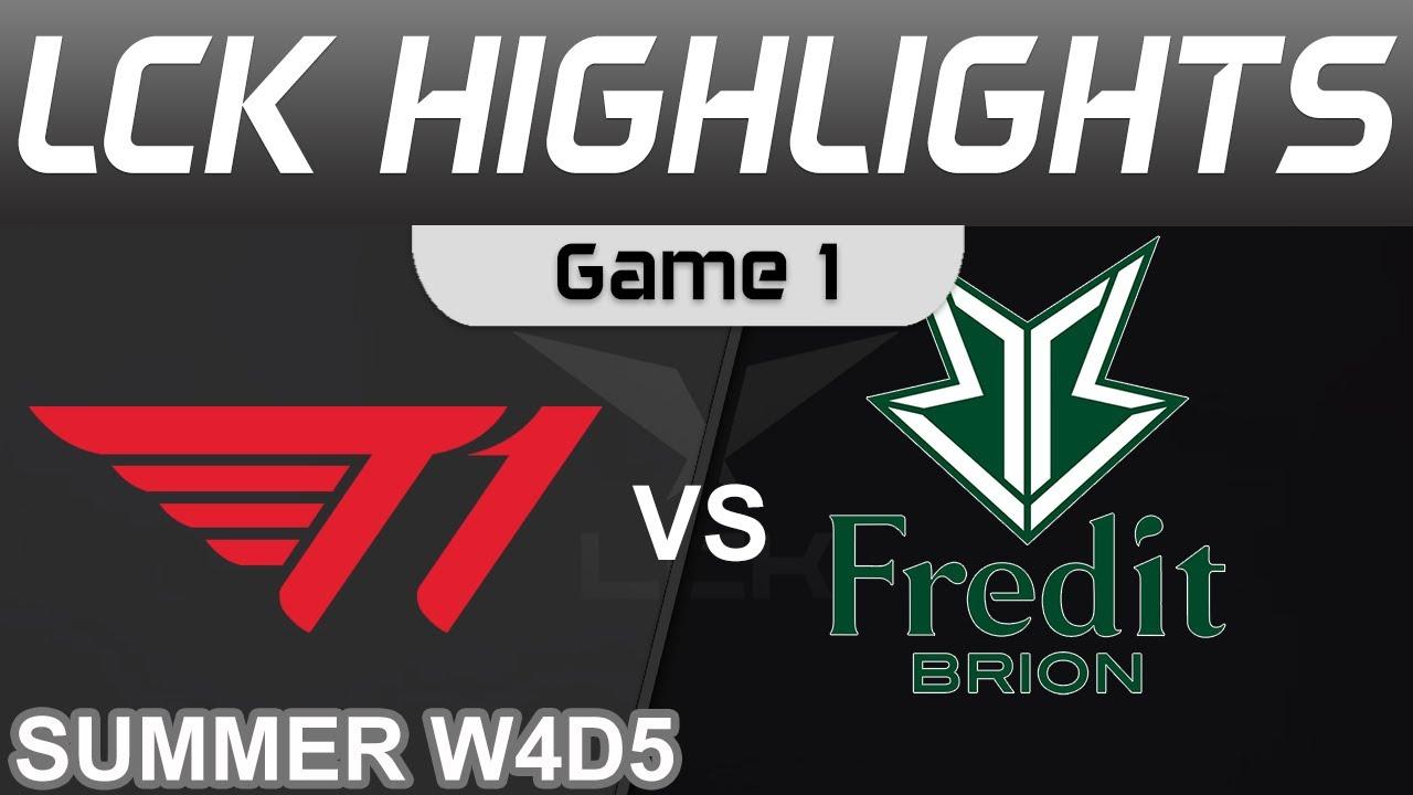 T1 vs BRO Highlights Game 1 LCK Summer Season 2022 W4D5 T1 vs Fredit BRION by Onivia thumbnail