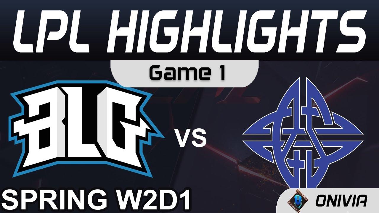 BLG vs ES Highlights Game 1 LPL Spring Season 2021 W2D1 Bilibili Gaming vs eStar Gaming by Onivia thumbnail