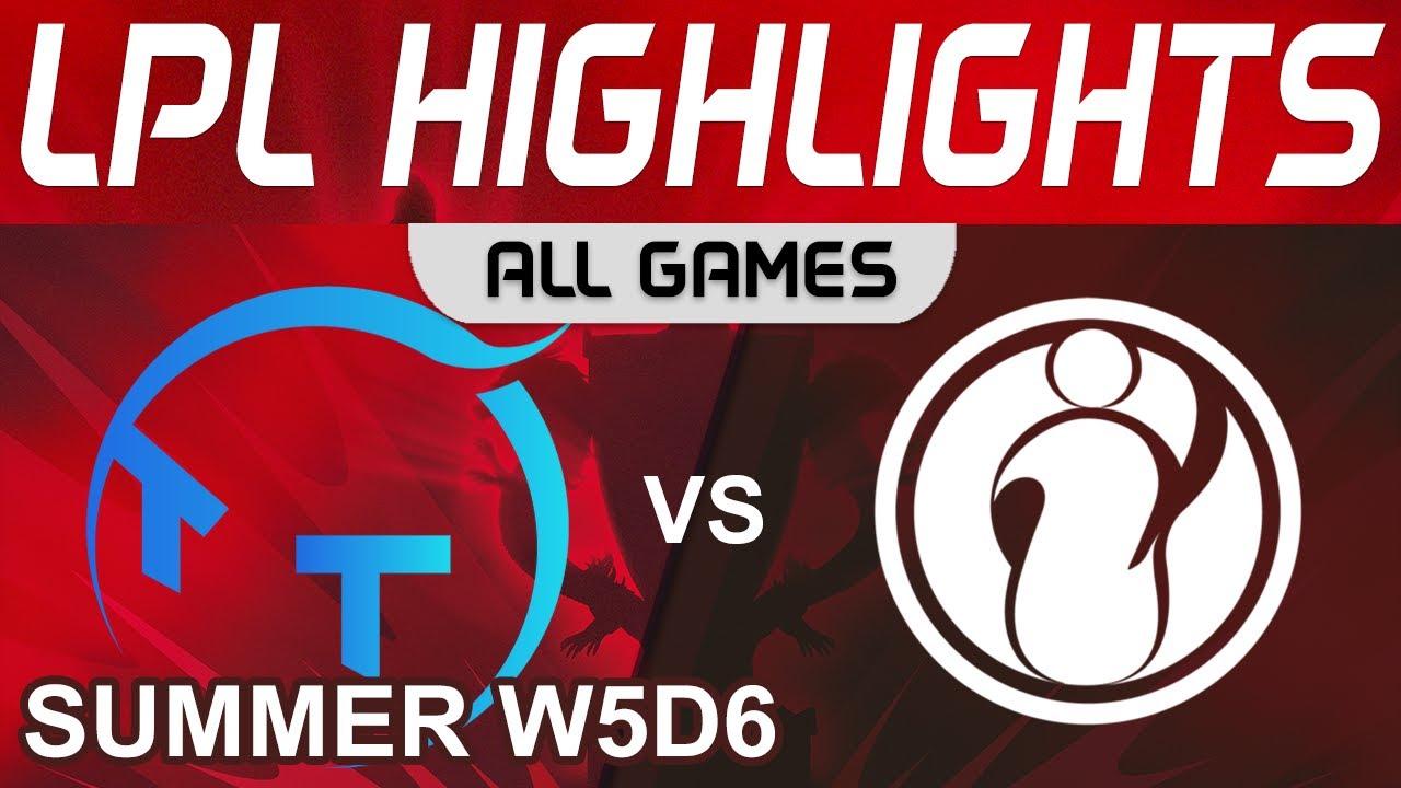 TT vs IG Highlights ALL GAMES LPL Summer Season 2022 W5D6 ThunderTalk Gaming vs Invictus Gaming by O thumbnail