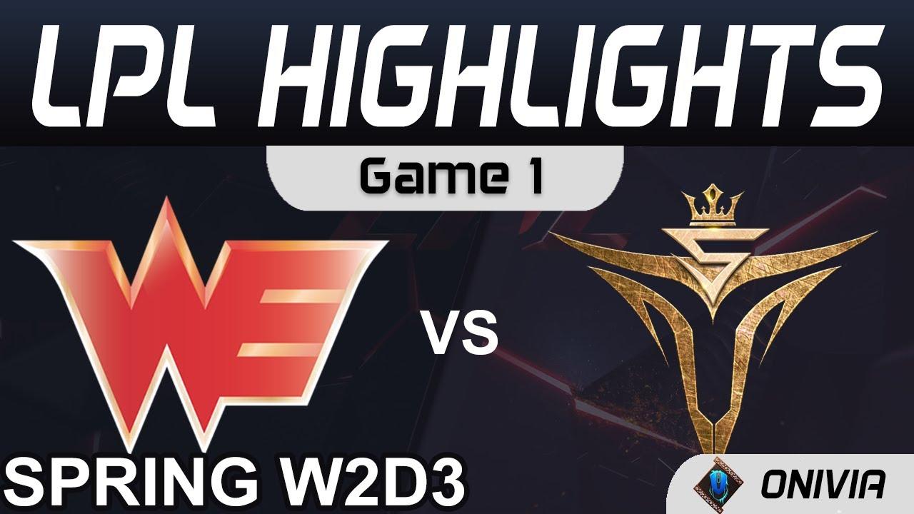 WE vs V5 Highlights Game 1 LPL Spring Season 2021 W2D3 Team WE vs Victory Five by Onivia thumbnail