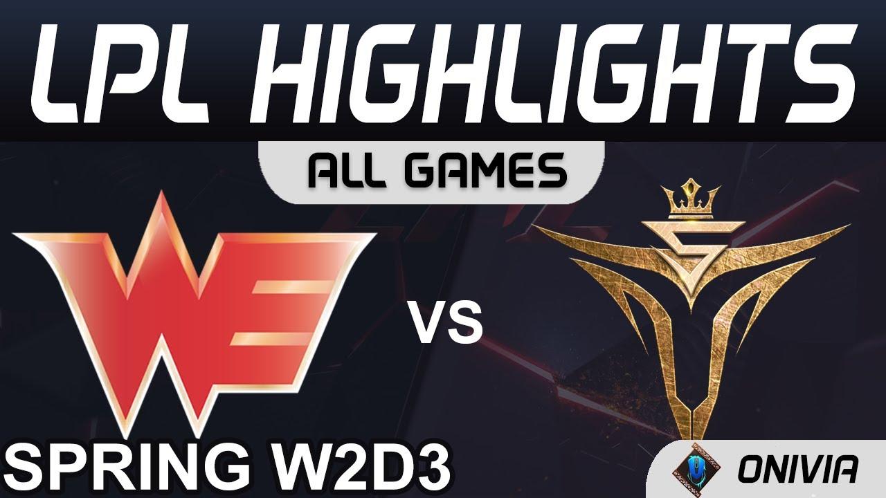 WE vs V5 Highlights ALL GAMES LPL Spring Season 2021 W2D3 Team WE vs Victory Five by Onivia thumbnail