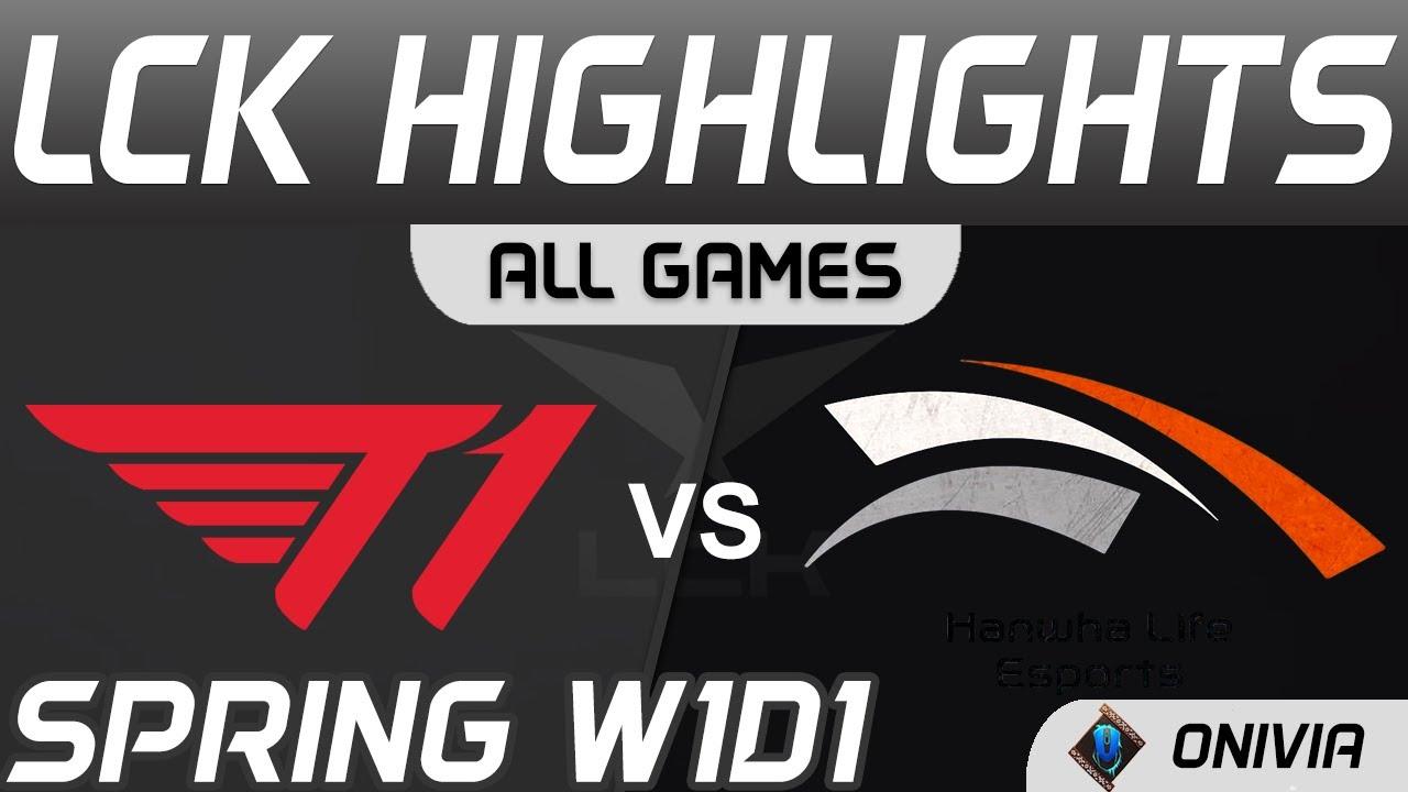 T1 vs HLE Highlights ALL GAMES LCK Spring Season 2021 W1D1 T1 vs Hanwha Life Esports by Onivia thumbnail