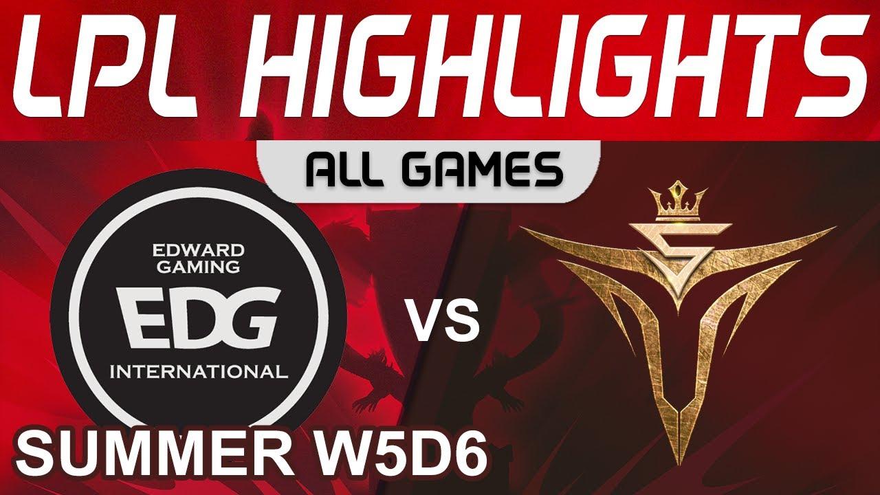 EDG vs V5 Highlights ALL GAMES LPL Summer Season 2022 W5D6 EDward Gaming vs Victory Five by Onivia thumbnail