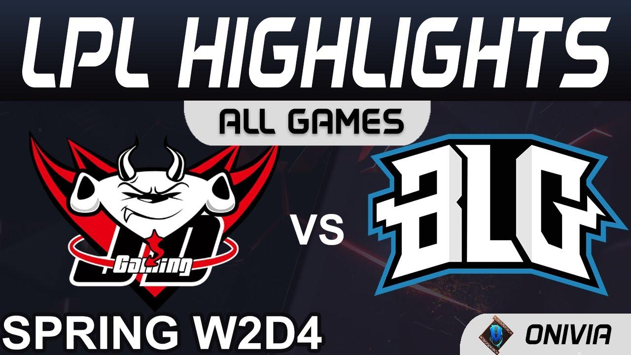 JDG vs BLG Highlights ALL GAMES LPL Spring Season 2021 W2D4 JD Gaming vs Bilibili Gaming Onivia thumbnail