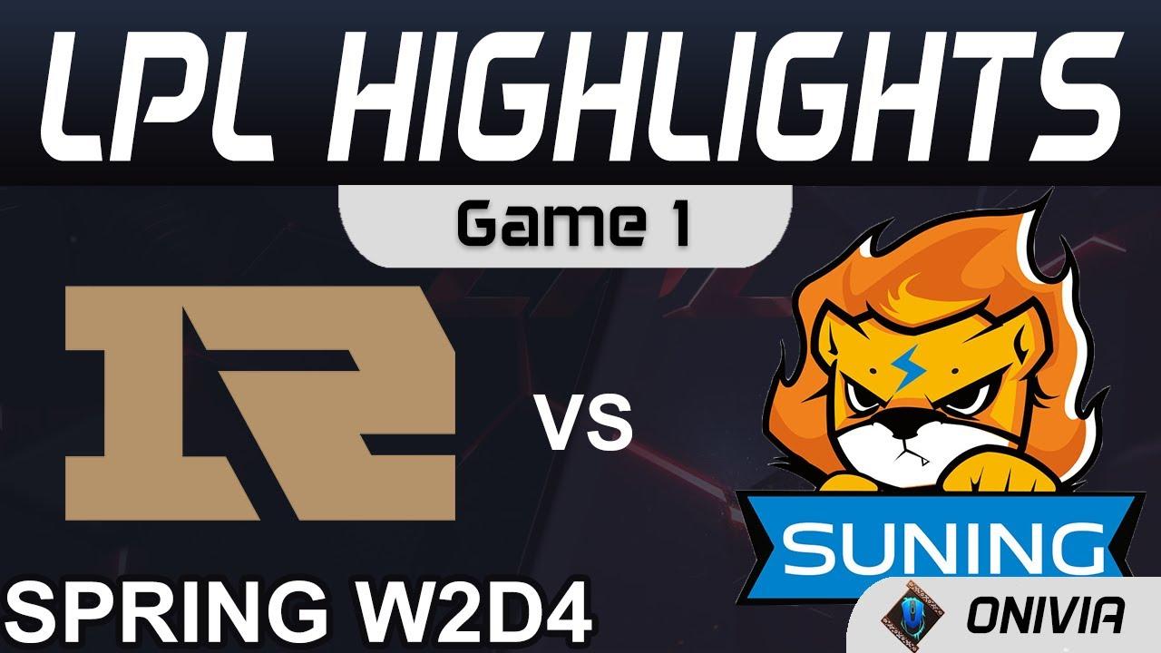 RNG vs SN Highlights Game 1 LPL Spring Season 2021 W2D4 Royal Never Give Up vs Suning Onivia thumbnail