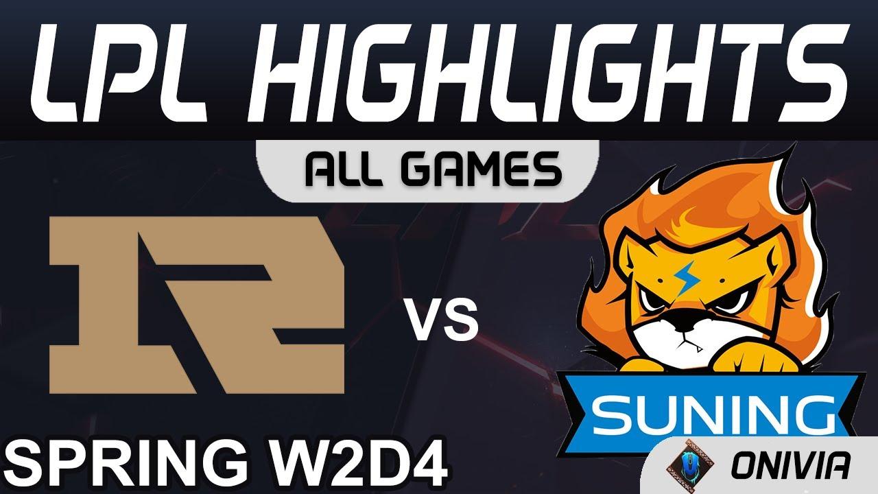 RNG vs SN Highlights ALL GAMES LPL Spring Season 2021 W2D4 Royal Never Give Up vs Suning Onivia thumbnail