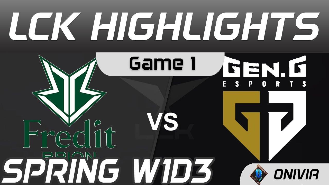 BRO vs GEN Highlights Game 1 LCK Spring Season 2021 W1D3 Fredit BRION vs Gen G by Onivia thumbnail