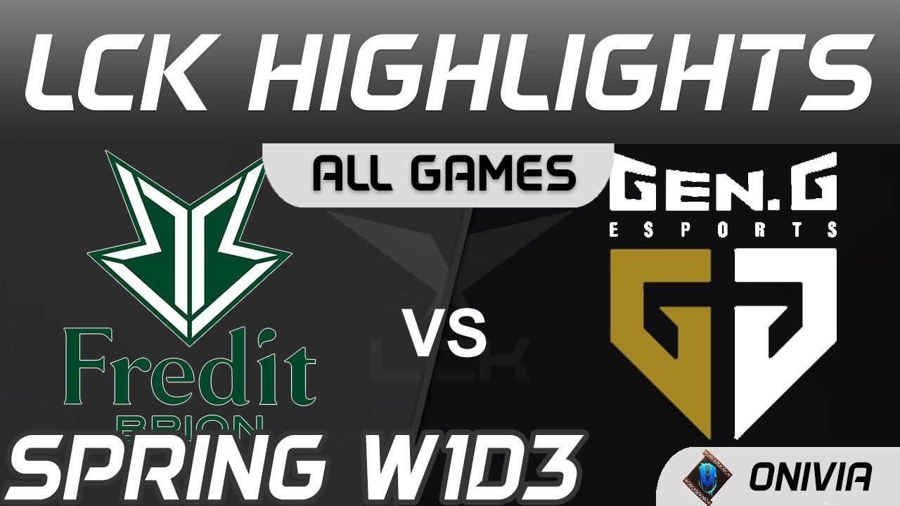 BRO vs GEN Highlights ALL GAMES LCK Spring Season 2021 W1D3 Fredit BRION vs Gen G by Onivia thumbnail