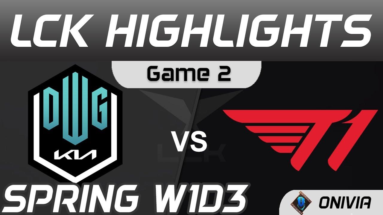 DK vs T1 Highlights Game 2 LCK Spring Season 2021 W1D3 DWG KIA vs T1 by Onivia thumbnail