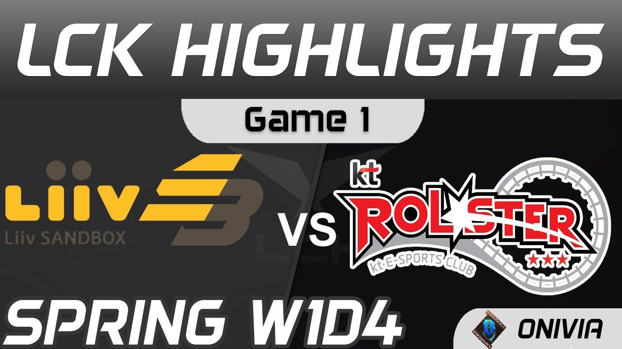 LSB vs KT Highlights Game 1 LCK Spring Season 2021 W1D4 Liiv SANDBOX vs KT Rolster by Onivia thumbnail