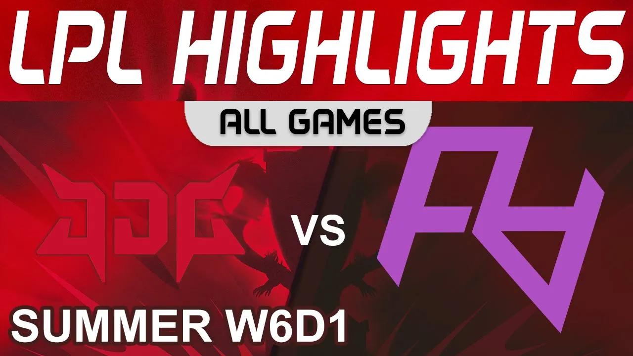JDG vs RA Highlights ALL GAMES LPL Summer Season 2022 W6D1 JD Gaming vs Rare Atom by Onivia thumbnail