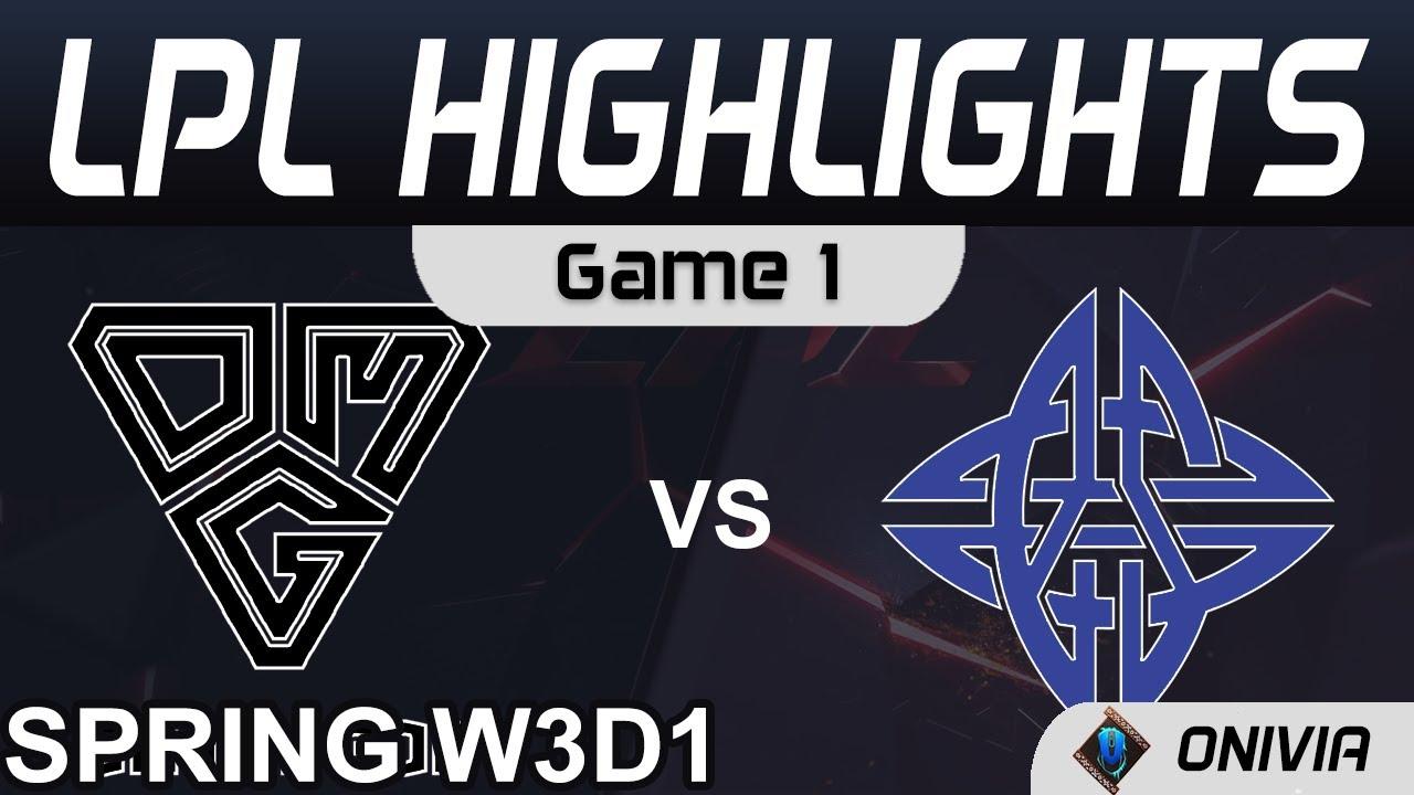 OMG vs ES Highlights Game 1 LPL Spring Season 2021 W3D1 Oh My God vs eStar Gaming Onivia thumbnail