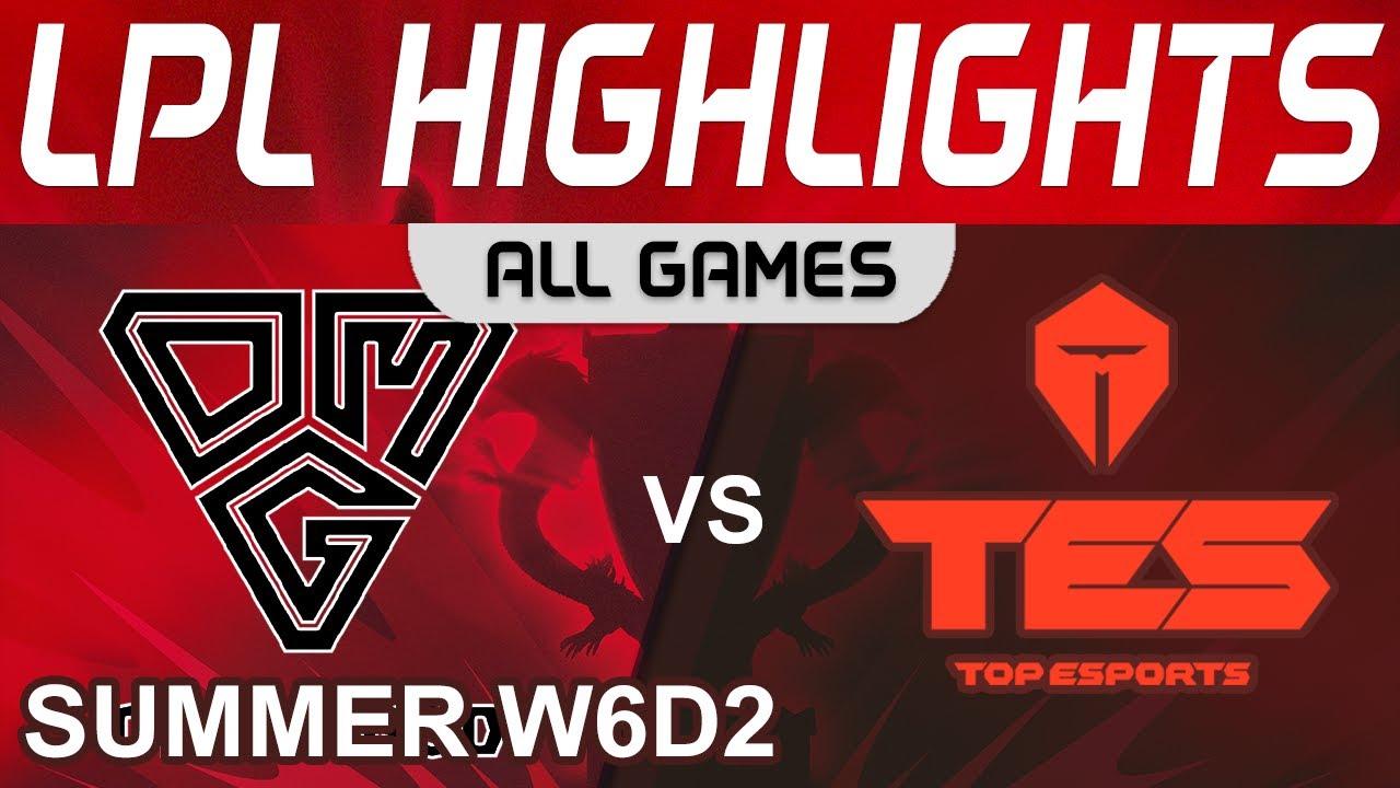 OMG vs TES Highlights ALL GAMES LPL Summer Season 2022 W6D2 Oh My God vs Top Esports by Onivia thumbnail