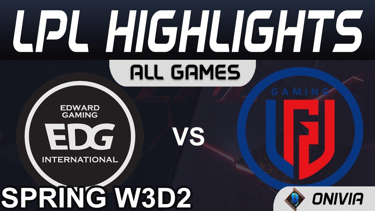 EDG vs LGD Highlights ALL GAMES LPL Spring Season 2021 W3D2 Edward Gaming vs LGD Gaming by Onivia thumbnail