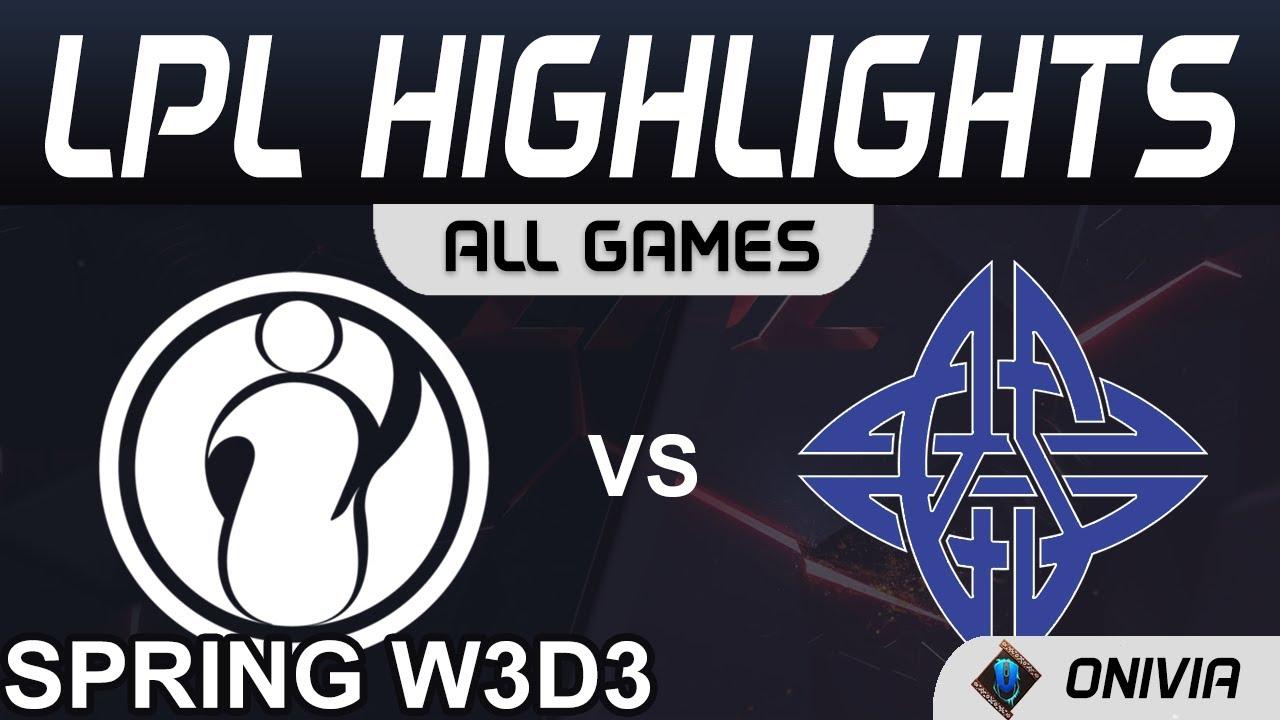 IG vs ES Highlights ALL GAMES LPL Spring Season 2021 W3D3 Invictus Gaming vs eStar Gaming Onivia thumbnail