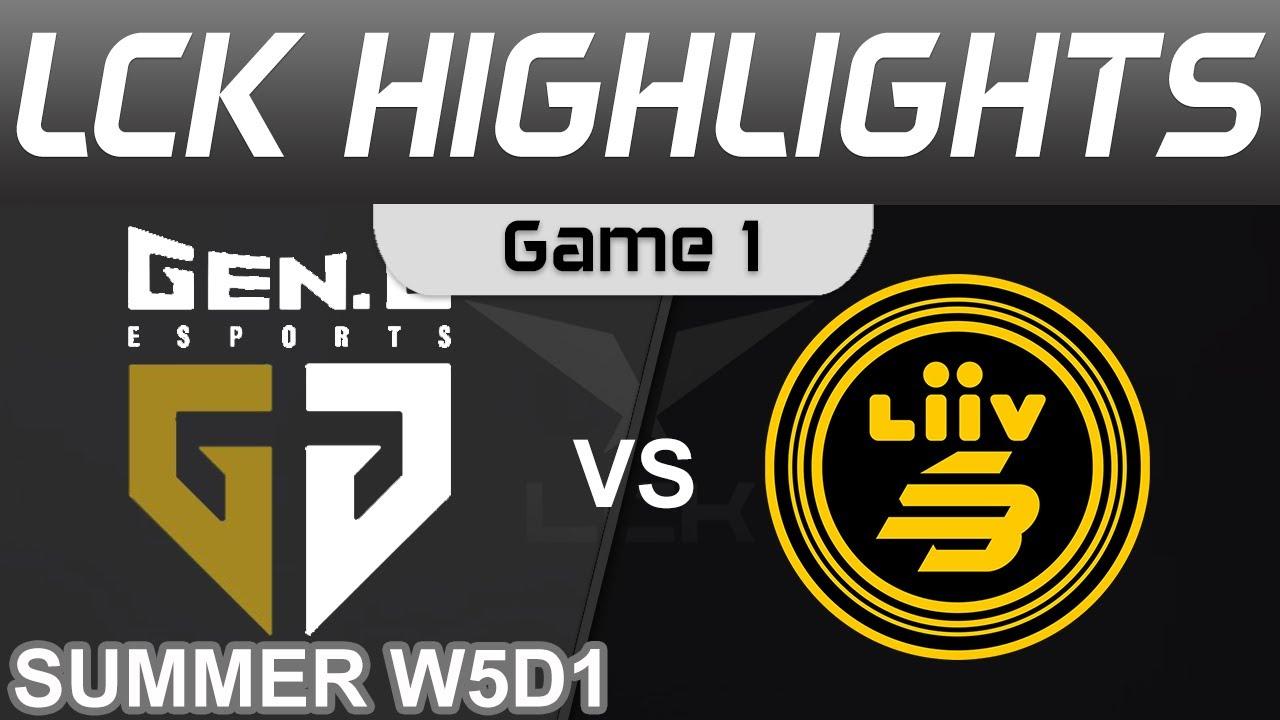 GEN vs LSB Highlights Game 1 LCK Summer Season 2022 W5D1 Gen G vs Liiv SANDBOX by Onivia thumbnail