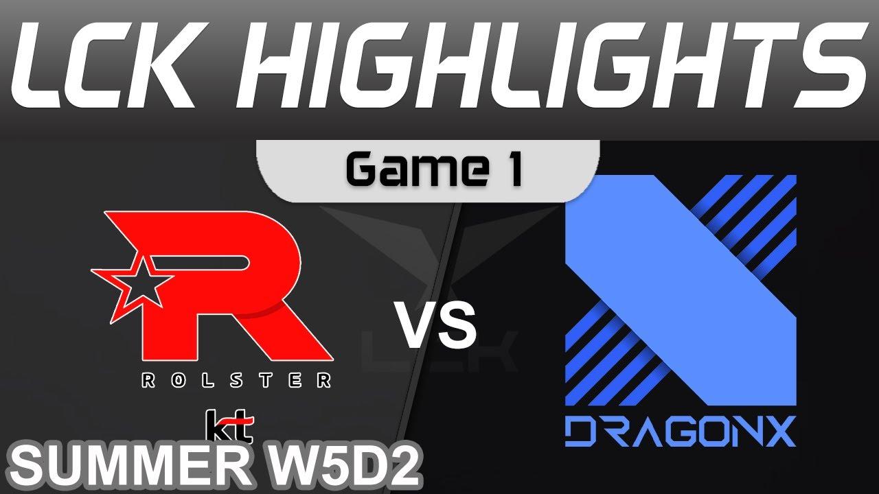 KT vs DRX Highlights Game 1 LCK Summer Season 2022 W5D2 KT Rolster vs DragonX by Onivia thumbnail