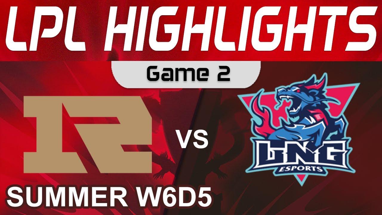 RNG vs LNG Highlights Game 2 LPL Summer Season 2022 W6D5 Royal Never Give Up vs LNG Esports by Onivi thumbnail