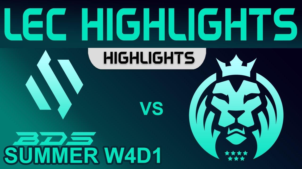 BDS vs MAD Highlights LEC Summer Season 2022 W4D1 Team BDS vs MAD Lions by Onivia thumbnail