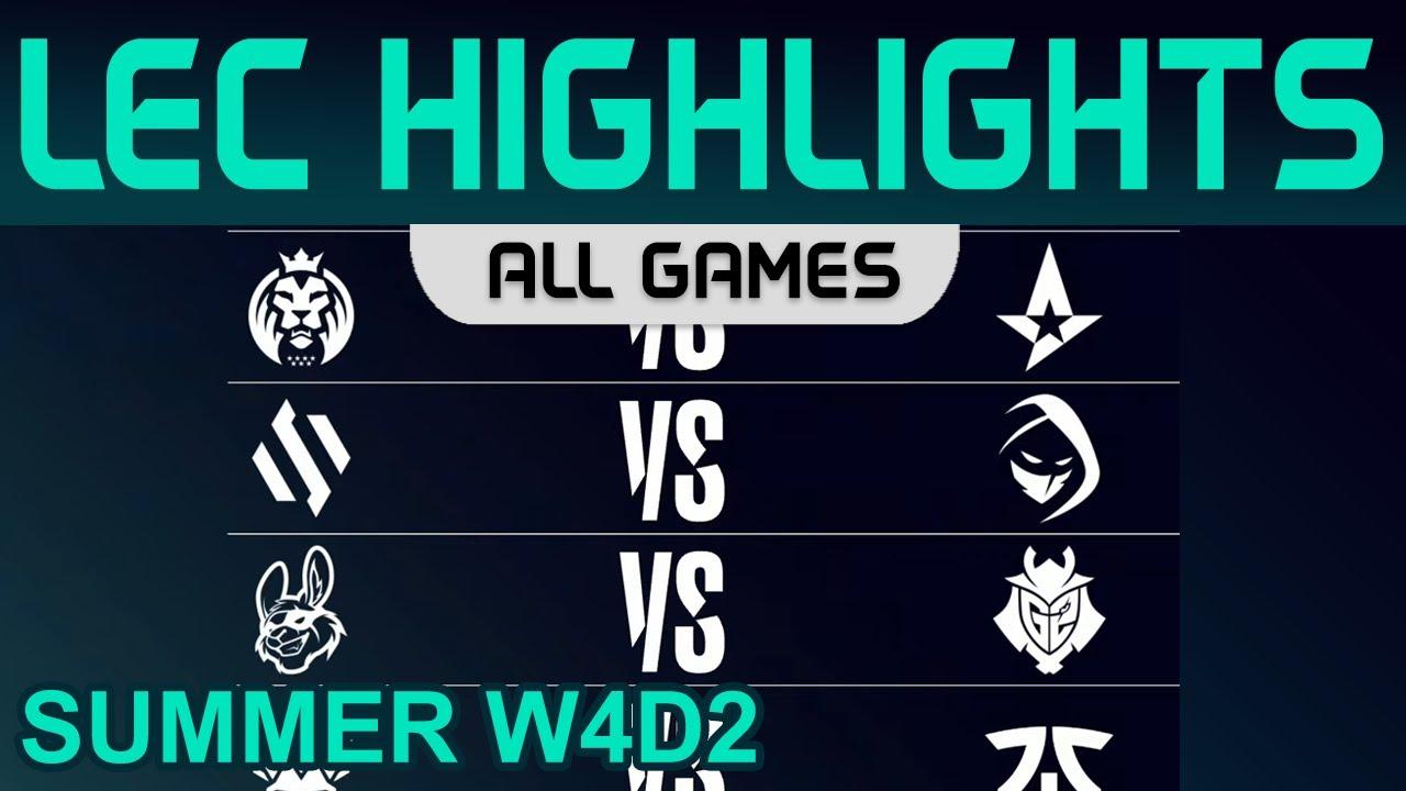 LEC Highlights Week4 Day2 LEC Summer 2022 All Games By Onivia thumbnail