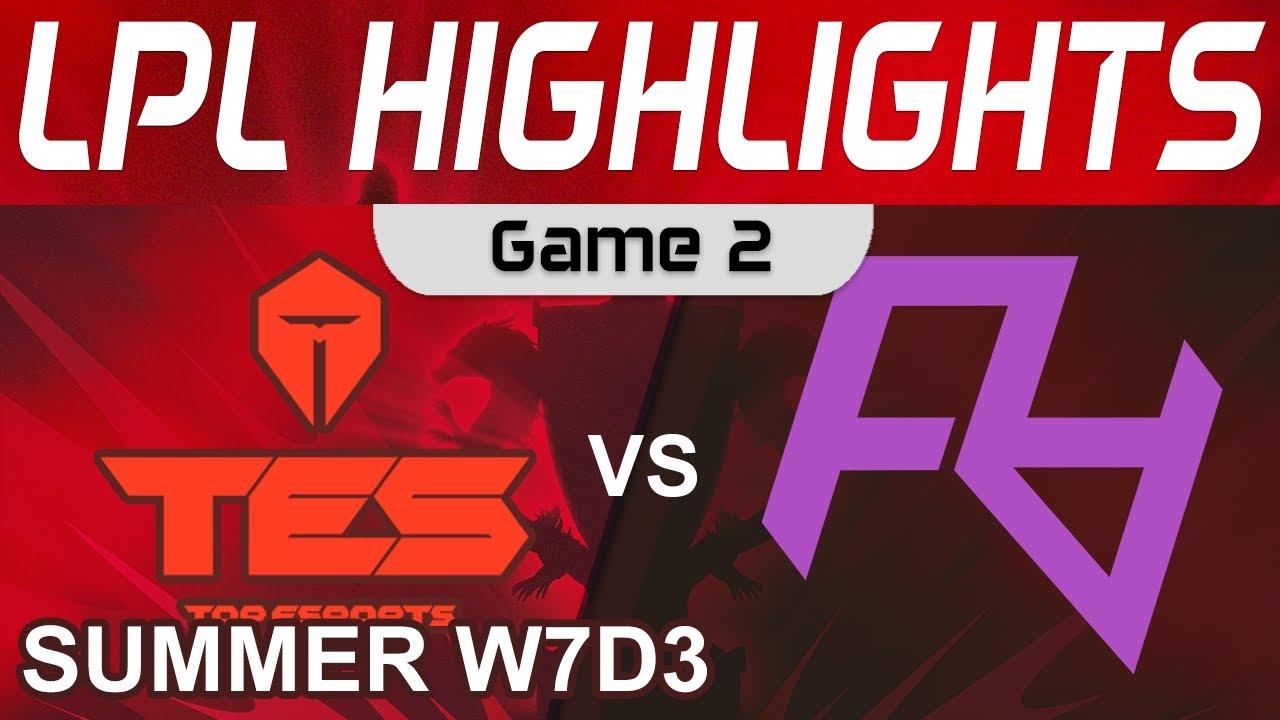 TES vs RA Highlights Game 2 LPL Summer Season 2022 W7D3 Top Esports vs Rare Atom by Onivia thumbnail