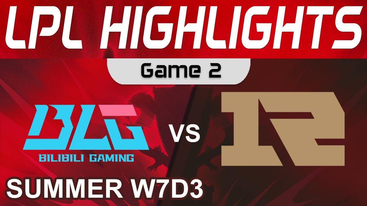 BLG vs RNG Highlights Game 2 LPL Summer Season 2022 W7D3 Bilibili Gaming vs Royal Never Give Up by O thumbnail