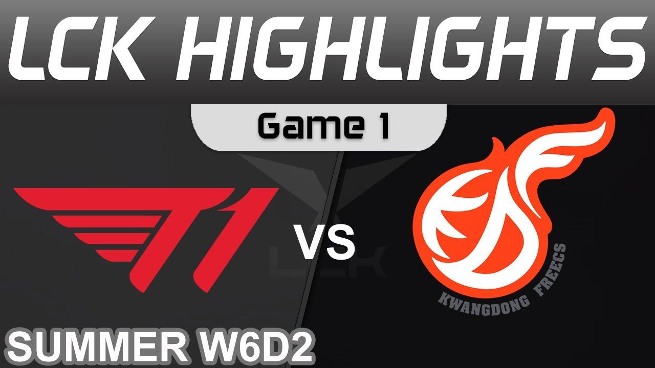 T1 vs KDF Highlights Game 1 LCK Summer Season 2022 W6D2 T1 vs Kwangdong Freecs by Onivia thumbnail