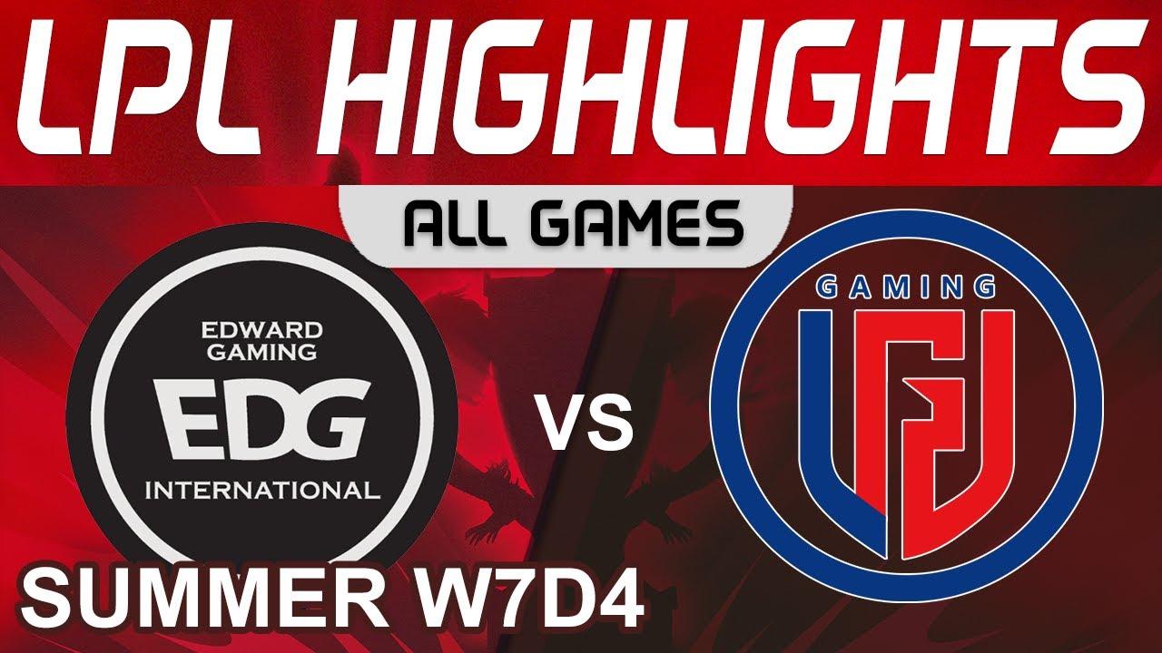 EDG vs LGD Highlights ALL GAMES LPL Summer Season 2022 W7D4 EDward Gaming vs LGD Gaming by Onivia thumbnail