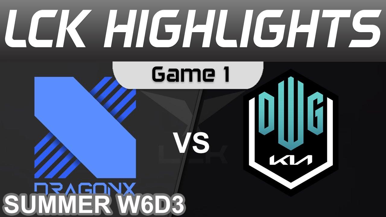 DRX vs DK Highlights Game 1 LCK Summer Season 2022 W6D3 DragonX vs DWG KIA by Onivia thumbnail