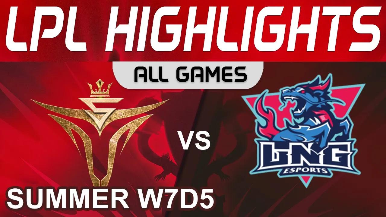 V5 vs LNG Highlights ALL GAMES LPL Summer Season 2022 W7D5 Victory Five vs LNG Esports by Onivia thumbnail