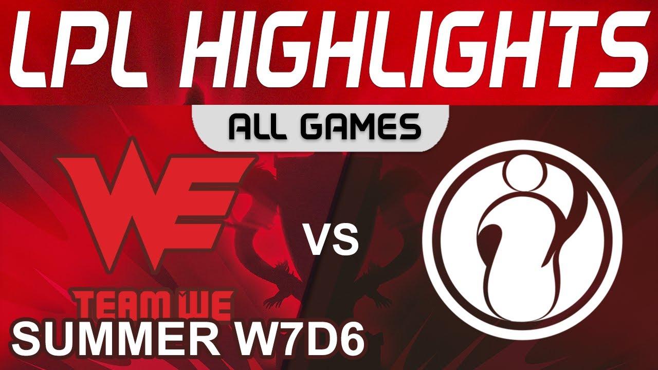 WE vs IG Highlights ALL GAMES LPL Summer Season 2022 W7D6 Team WE vs Invictus Gaming by Onivia thumbnail