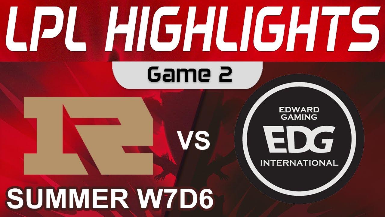 RNG vs EDG Highlights Game 2 LPL Summer Season 2022 W7D6 Royal Never Give Up vs EDward Gaming by Oni thumbnail