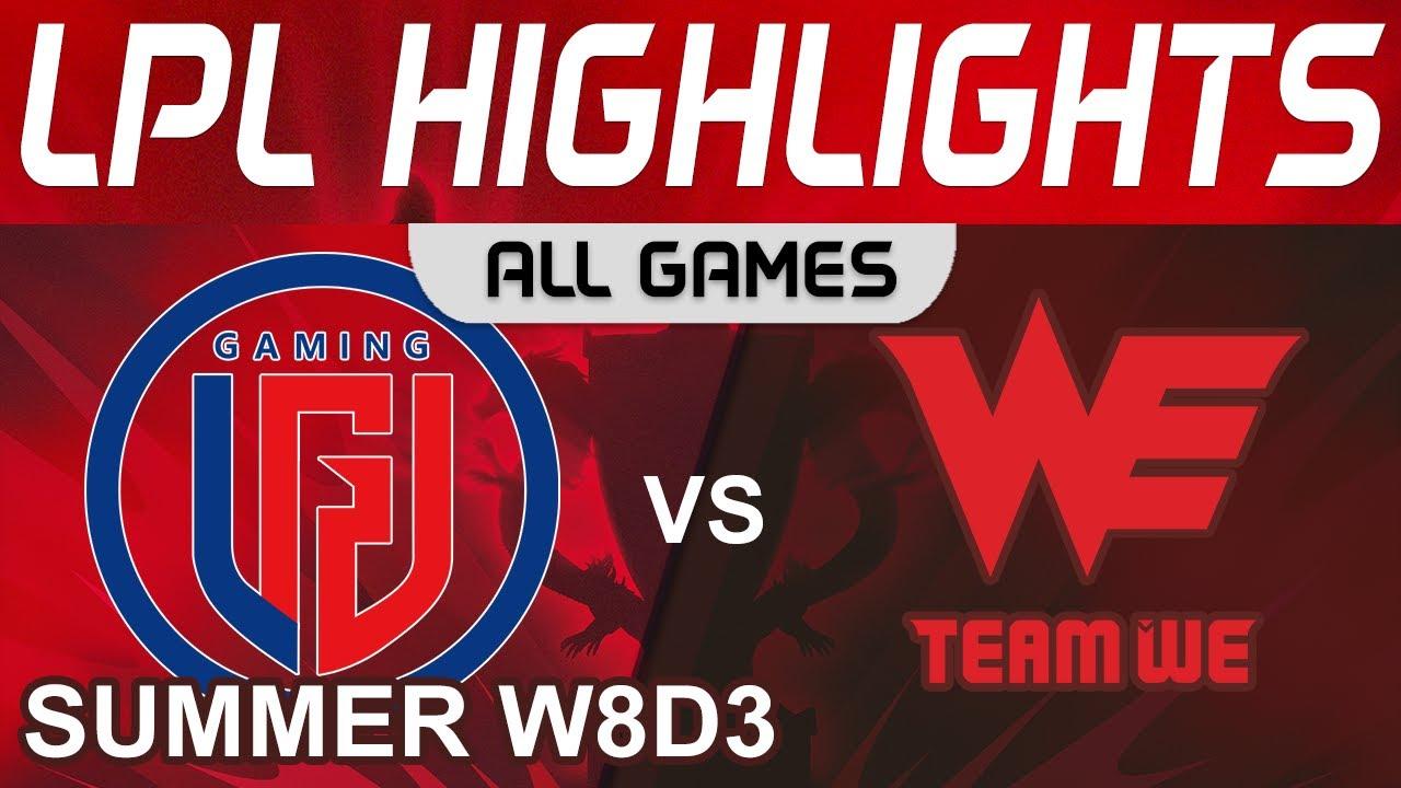 LGD vs WE Highlights ALL GAMES LPL Summer Season 2022 W8D3 LGD Gaming vs Team WE by Onivia thumbnail