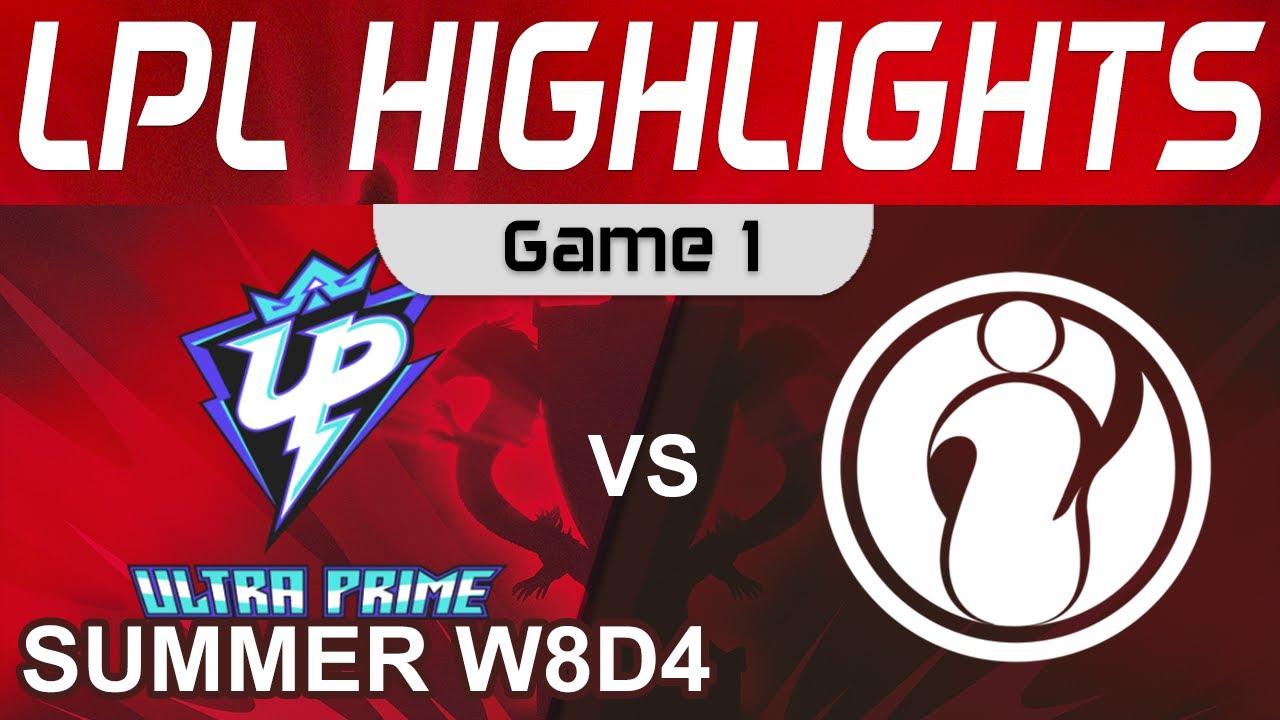 UP vs IG Highlights Game 1 LPL Summer Season 2022 W8D4 Ultra Prime vs Invictus Gaming by Onivia thumbnail