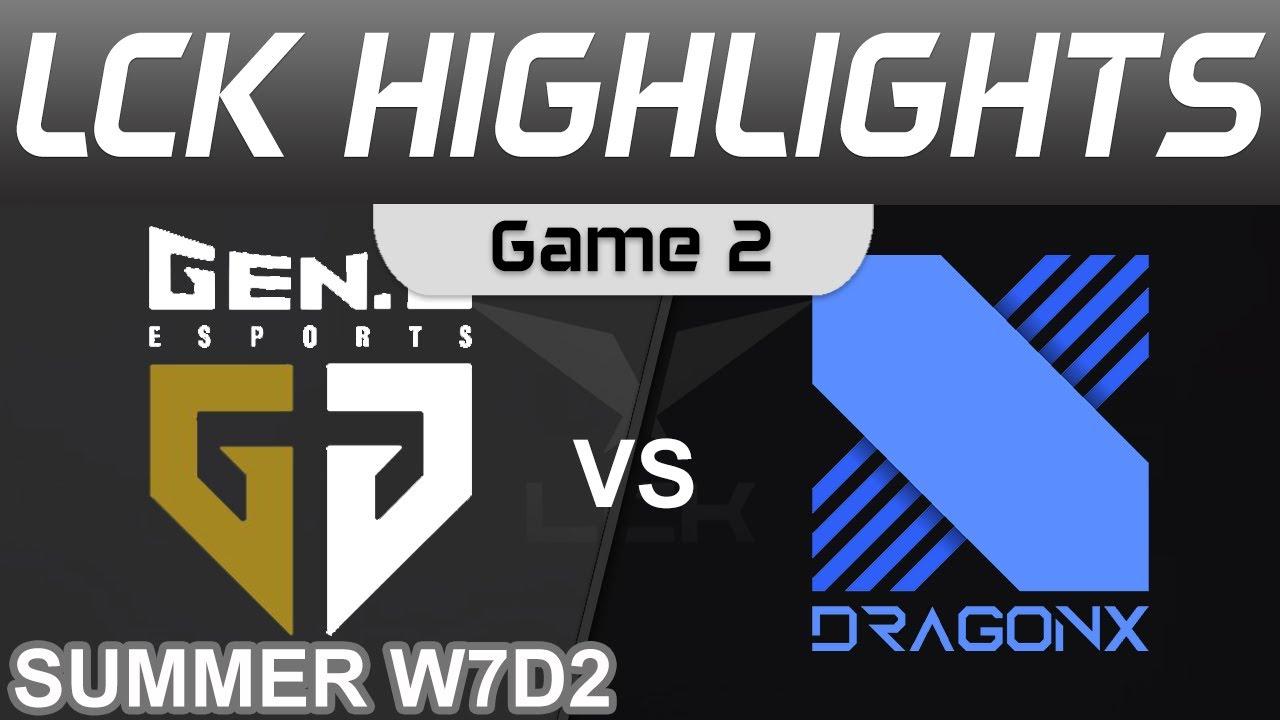 GEN vs DRX Highlights Game 2 LCK Summer Season 2022 W7D2 Gen G vs DragonX by Onivia thumbnail