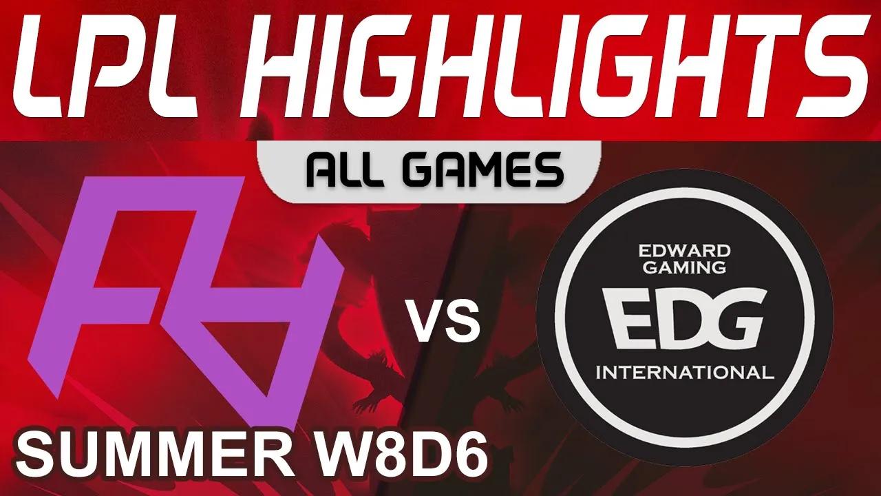 RA vs EDG Highlights ALL GAMES LPL Summer Season 2022 W8D6 Rare Atom vs EDward Gaming by Onivia thumbnail