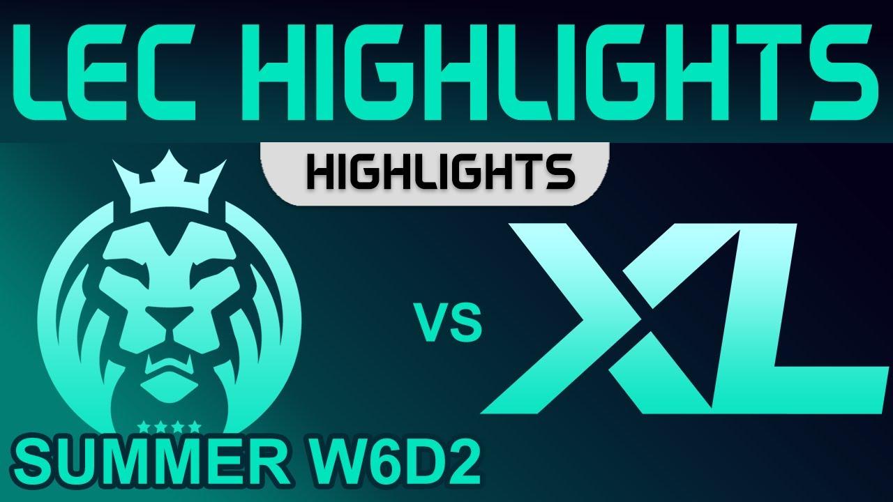 MAD vs XL Highlights LEC Summer Season 2022 W6D2 MAD Lions vs Excel by Onivia thumbnail