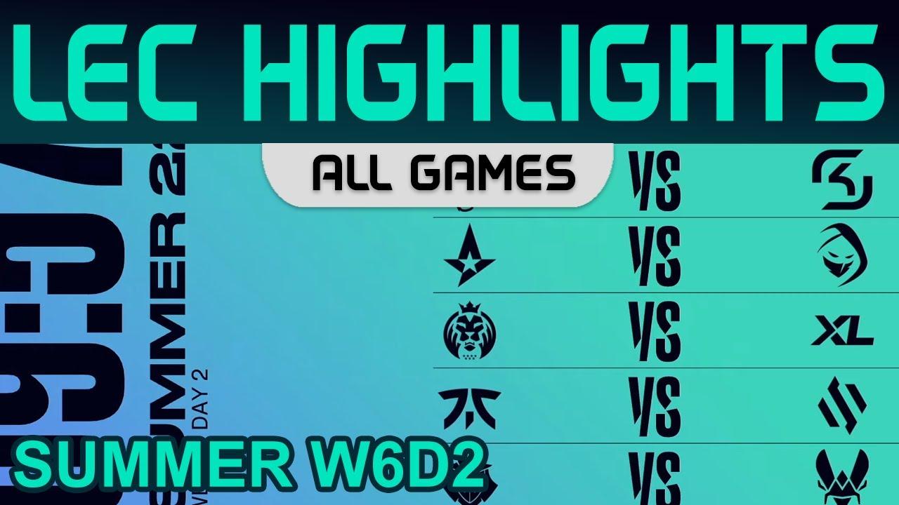 LEC Highlights Week6 Day2 LEC Summer 2022 All Games By Onivia thumbnail